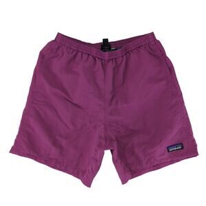 Patagonia Baggies Swim Trunks Board Shorts Netplus Shell‎ Magenta Men's XS Lined